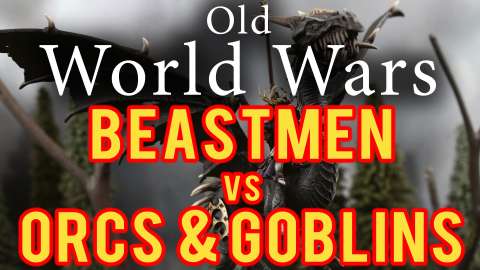 Beastmen vs Orcs and Goblins Warhammer Fantasy Battle Report - Old World Wars Ep 251