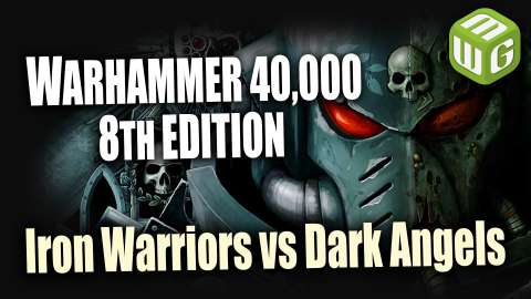 Chaos Space Marines vs Dark Angels Warhammer 40k 8th Edition Battle Report Ep 12