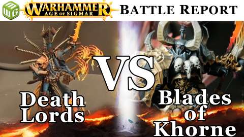 Death Lords vs Blades of Khorne Age of Sigmar Battle Report - War of the Realms Ep 171