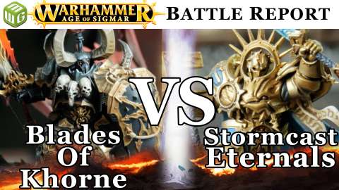 Blades of Khorne vs Stormcast Eternals Age of Sigmar Battle Report - War of the Realms Ep 192
