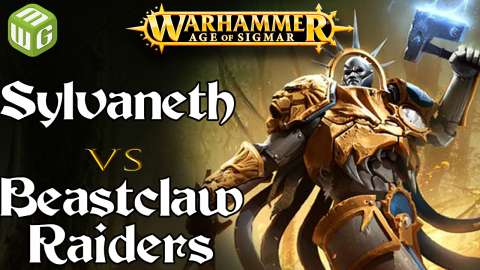 Sylvaneth vs Beastclaw Raiders Age of Sigmar Battle Report - War of the Realms Ep 196