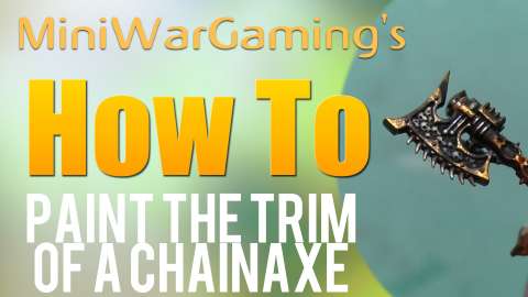 How To: Paint the Trim of a Chainaxe