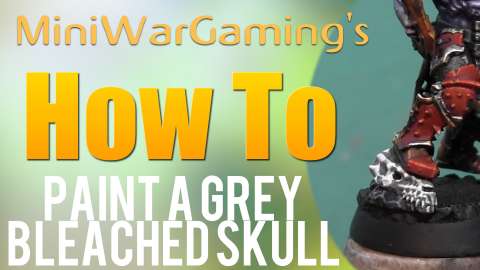 How To: Paint a Grey Bleached Skull