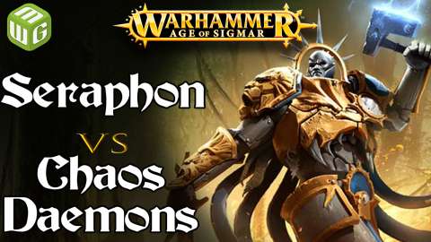 Seraphon vs Chaos Daemons Age of Sigmar Battle Report - War of the Realms Ep 218