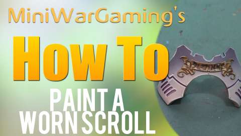 How To: Paint a Worn Scroll