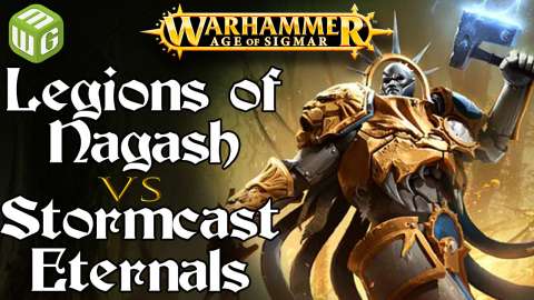 Legions of Nagash vs Stormcast Eternals Age of Sigmar Battle Report Ep 222