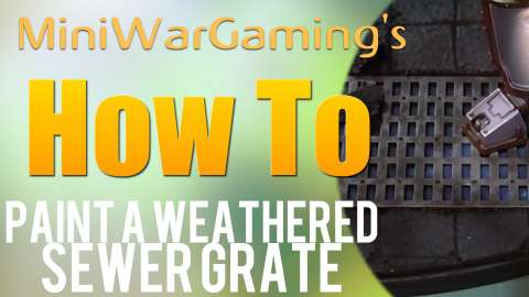 How To: Paint a Weathered Sewer Grate