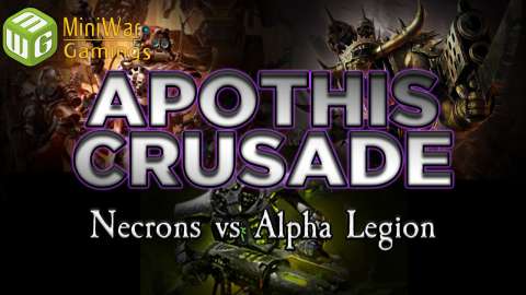 Necrons vs Alpha Legion The Apothis Crusade Warhammer 40k Battle Report - Ep 5