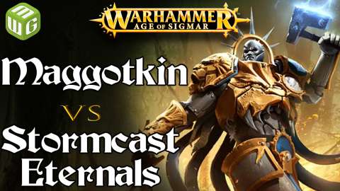 Maggotkin vs Stormcast Eternals Age of Sigmar Battle Report Ep 230