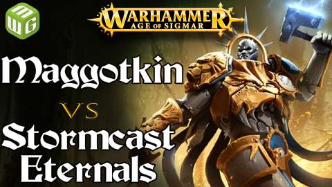 Maggotkin vs Stormcast Eternals Age of Sigmar Battle Report Ep 230
