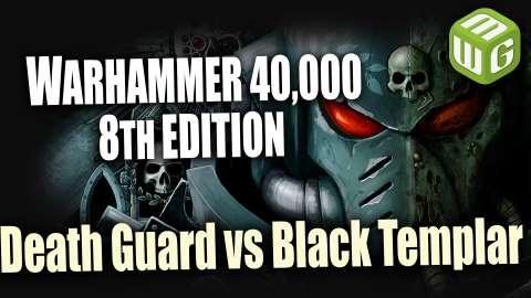 Death Guard vs Black Templar Warhammer 40k 8th Edition Battle Report Ep 124