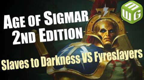 The Age of Myth - Slaves to Darkness vs Fyreslayers Age of Sigmar 2nd Edition Battle Report