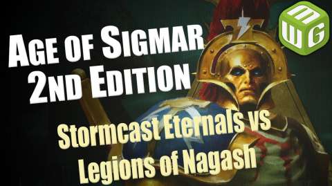 How to Play Age of Sigmar - Hero Phase Stormcast Eternals vs Legions of Nagash