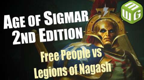 (Extended) Free People vs Legions of Nagash Age of Sigmar Battle Report - War of the Realms
