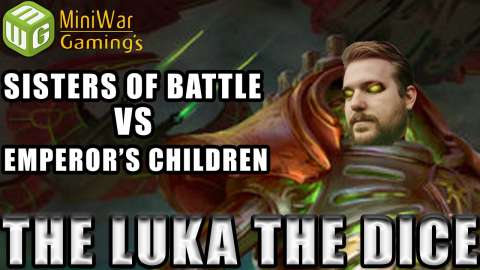 Sisters of Battle vs Emperor’s Children Warhammer 40k Battle Report - Just the Luka the Dice Ep 16