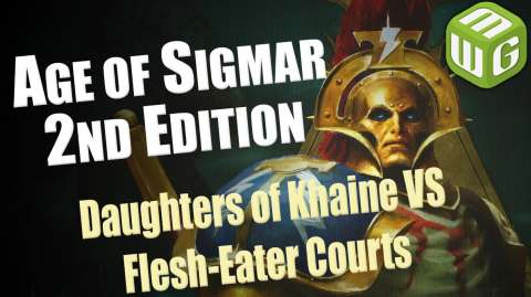 Daughters of Khaine vs Flesh-Eater Courts Age of Sigmar Battle Report - War of the Realms Ep 25