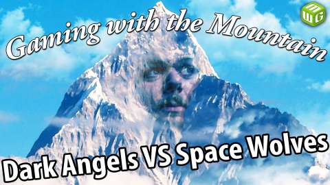 Dark Angels vs Space Wolves Warhammer 40k Battle Report Gaming with the the Mountain Ep 10