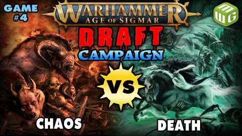 Chaos vs Death DRAFT Path to Glory Age of Sigmar Campaign Game 4
