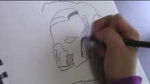 8 Year Old Girl Draws Space Marine