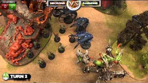 Necrons vs Daemons Warhammer 40kk Battle Report - Beat Matt Batrep Ep 19