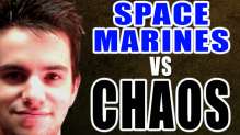 Space Marines vs Chaos Warhammer 40kk Battle Report - Beat The Cooler Ep 112