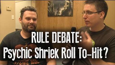 Rules Debate: Does Psychic Shriek Need to Roll to Hit?