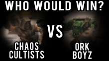 Orc Boyz vs Chaos Cultist Warhammer 40k Battle Report - Who Would Win Ep 41