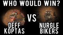 Deff Koptas vs Nurgle Bikers Warhammer 40k Battle Report - Who Would Win 65