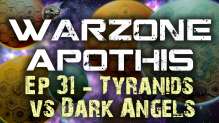 Tyranids vs Dark Angels Warhammer 40k Battle Report - Warzone Apothis Ep 31
