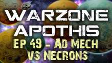 Ad Mech vs Necrons Warhammer 40k Battle Report - Warzone Apothis Ep 49