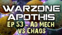 Ad Mech vs Chaos Warhammer 40k Battle Report - Warzone Apothis Ep 53
