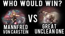 Mannfred vs Great Unclean One Warhammer Age of Sigmar Battle Report - Who Would Win Herohammer Ep 3