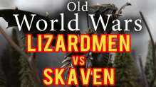 Lizardmen vs Skaven Warhammer Fantasy Battle Report - Old World Wars Ep 87