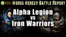 Invasion of Paramar V Part 1 (Alpha Legion vs Iron Warriors) - Horus Heresy Battle Report Ep 3