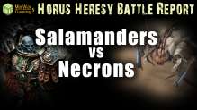 An Early Awakening Part 1 (Salamanders vs Necrons) - Horus Heresy 30k Battle Report Ep 5