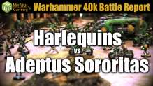 Harlequins  vs Sisters of Battle Warhammer 40k Battle Report Ep 23