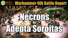 Necrons vs Adepta Sororitas Warhammer 40k Battle Report Ep 33