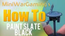 How To: Paint Slate Black
