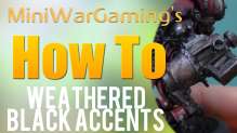 How To: Paint Weathered Black Accents