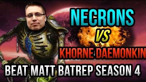Necrons vs Khorne Daemonkin Warhammer 40k Battle Report   Beat Matt Batrep Ep 11