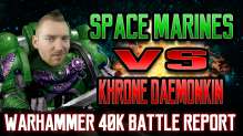 Ultramarines vs Khorne Daemonkin Warhammer 40k Battle Report Ep 71