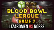 Blood Bowl League Game 2 - Lizardmen vs Norse