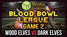 Blood Bowl League Season 2 Game 2 - Wood Elves vs Dark Elves