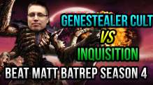 3000 Points Genestealer Cult vs Inquisition Warhammer 40k Battle Report - Beat Matt Batrep Ep 25