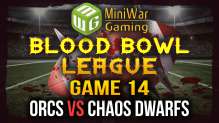 Blood Bowl League Season 2 Game 14 - Orcs vs Chaos Dwarfs