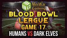 Blood Bowl League Season 2 Game 17 - Humans vs Dark Elves