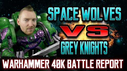 Space Wolves vs Grey Knights Warhammer 40k Battle Report Ep 97