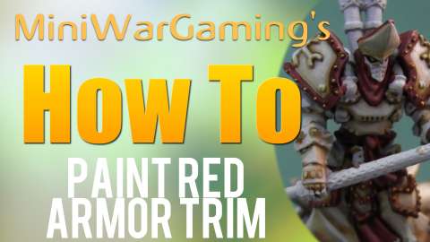 How To: Paint Red Armor Trim