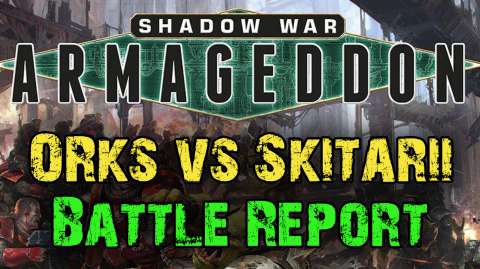 Shadow War- Armageddon Campaign Game 1 - Orks vs Skitarii