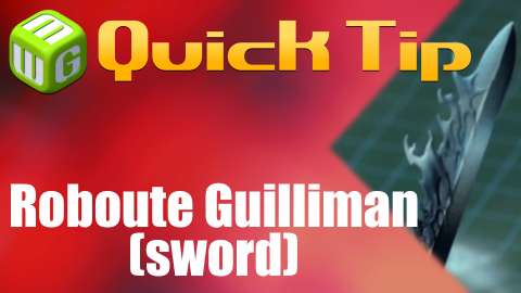 Quick Tip: Roboute Guilliman (sword)
